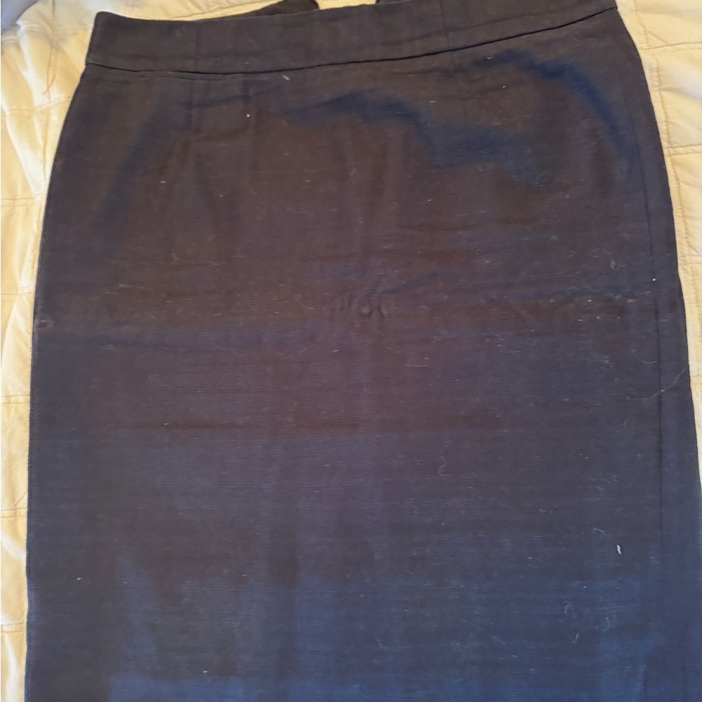 J. Crew Classic Black Pencil Skirt